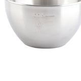 Mixing Bowl Refrigerator Dishwasher Safe Thick 304 Stainless Steel Serving Bowl with Scale for Salad Fruit Baking Type B
