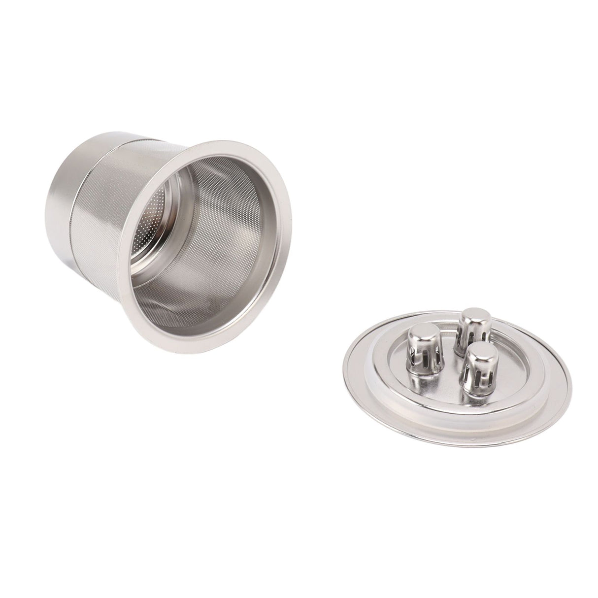 Coffee Capsule Filter Reusable Refillable Stainless Steel 3 Hole Coffee Capsule Cup