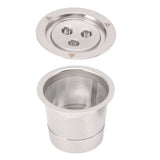 Coffee Capsule Filter Reusable Refillable Stainless Steel 3 Hole Coffee Capsule Cup