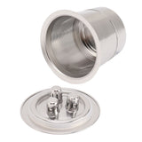 Coffee Capsule Filter Reusable Refillable Stainless Steel 3 Hole Coffee Capsule Cup