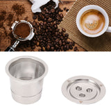 Coffee Capsule Filter Reusable Refillable Stainless Steel 3 Hole Coffee Capsule Cup