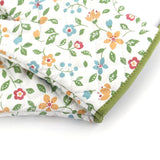 1 Pair Oven Gloves Non Slip Flower Grass Pattern Heat Resistant Microwave Mitts for Cooking Kitchen - Extra Image
