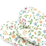 1 Pair Oven Gloves Non Slip Flower Grass Pattern Heat Resistant Microwave Mitts for Cooking Kitchen - Extra Image
