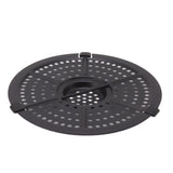 16cm Fryer Replacement Grill Pan Stainless Steel Fryer Grill Pan with Oil Brush for Kitchen
