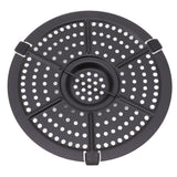 16cm Fryer Replacement Grill Pan Stainless Steel Fryer Grill Pan with Oil Brush for Kitchen - Side View