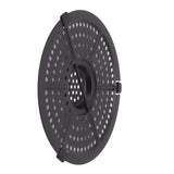 16cm Fryer Replacement Grill Pan Stainless Steel Fryer Grill Pan with Oil Brush for Kitchen - Rear View