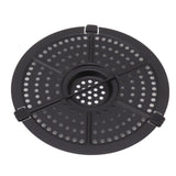16cm Fryer Replacement Grill Pan Stainless Steel Fryer Grill Pan with Oil Brush for Kitchen