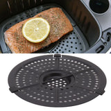 16cm Fryer Replacement Grill Pan Stainless Steel Fryer Grill Pan with Oil Brush for Kitchen
