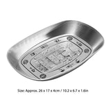 Camping Tinplate Outdoor Dinner Plate Multifunctional Kitchenware European Cutlery Portable Picnic Bowl Coffee Pattern - Extra Image