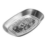 Camping Tinplate Outdoor Dinner Plate Multifunctional Kitchenware European Cutlery Portable Picnic Bowl Harvest Pattern - Close-Up Angle