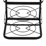 Kitchen Pots Organizer 4 Tiers Adjustable Height Space Saving Pan Rack for Under Sink Cabinet Countertop