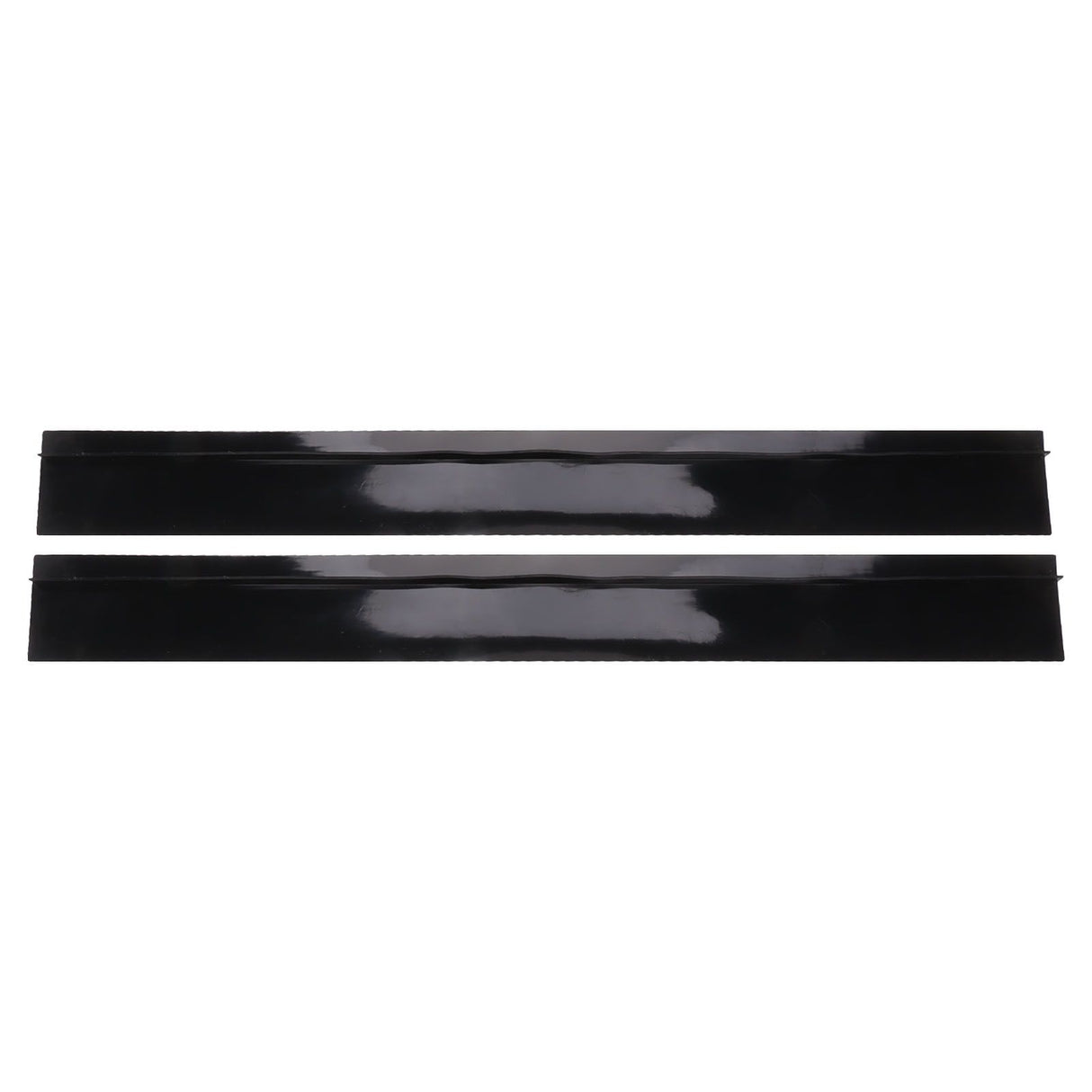 2pcs Kitchen Wide Gap Filler Strip Anti Oil Sealing Strip T Shaped Silicone Stove Gap Covers for Kitchen Stovetop Cooktop Black 53.3cm / 21in
