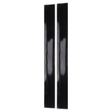 2pcs Kitchen Wide Gap Filler Strip Anti Oil Sealing Strip T Shaped Silicone Stove Gap Covers for Kitchen Stovetop Cooktop Black 53.3cm / 21in