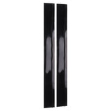 2pcs Kitchen Wide Gap Filler Strip Anti Oil Sealing Strip T Shaped Silicone Stove Gap Covers for Kitchen Stovetop Cooktop Black 53.3cm / 21in