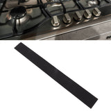 2pcs Kitchen Wide Gap Filler Strip Anti Oil Sealing Strip T Shaped Silicone Stove Gap Covers for Kitchen Stovetop Cooktop Black 53.3cm / 21in - Extra Image