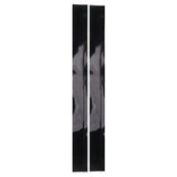 2pcs Kitchen Wide Gap Filler Strip Anti Oil Sealing Strip T Shaped Silicone Stove Gap Covers for Kitchen Stovetop Cooktop Black 63.5cm / 25in