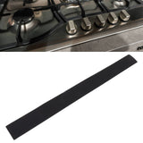 2pcs Kitchen Wide Gap Filler Strip Anti Oil Sealing Strip T Shaped Silicone Stove Gap Covers for Kitchen Stovetop Cooktop Black 63.5cm / 25in