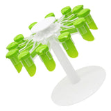 Rotating Seasoning Bag Rack Condiment Spice Storage Bracket Organizer Holder for Kitchen - Side View