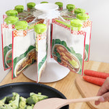 Rotating Seasoning Bag Rack Condiment Spice Storage Bracket Organizer Holder for Kitchen