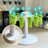 Rotating Seasoning Bag Rack Condiment Spice Storage Bracket Organizer Holder for Kitchen