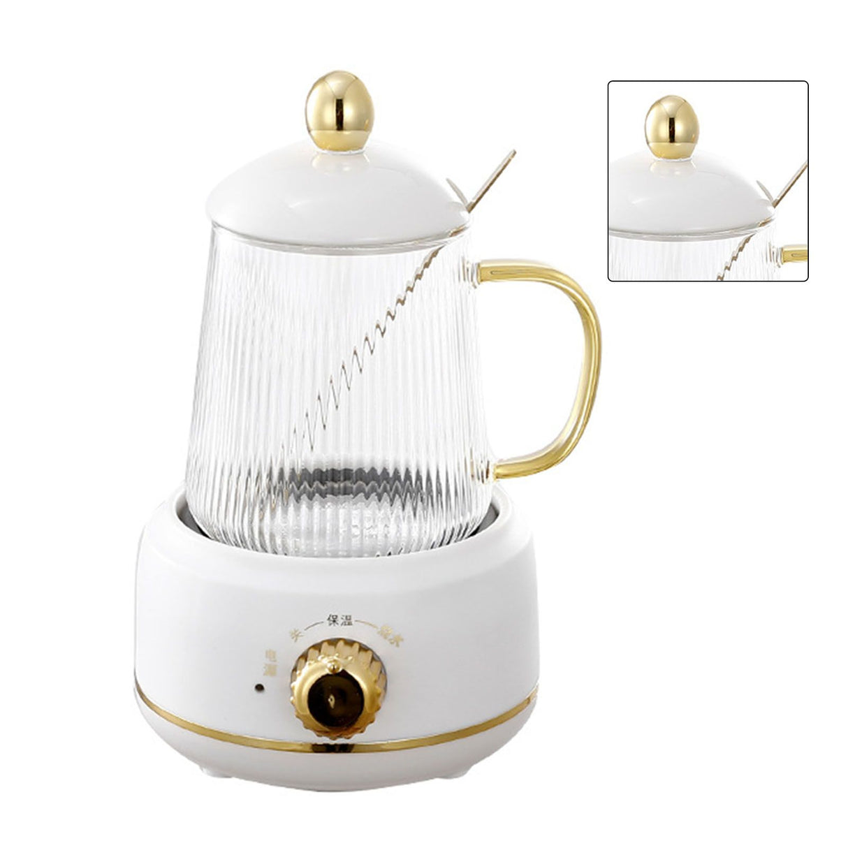 Portable Electric Kettle Stew Cup 450ML Health Cup Mini Slow Cooker Kettle Office Flower Teapot Split Tea Boiler AU Plug 220V