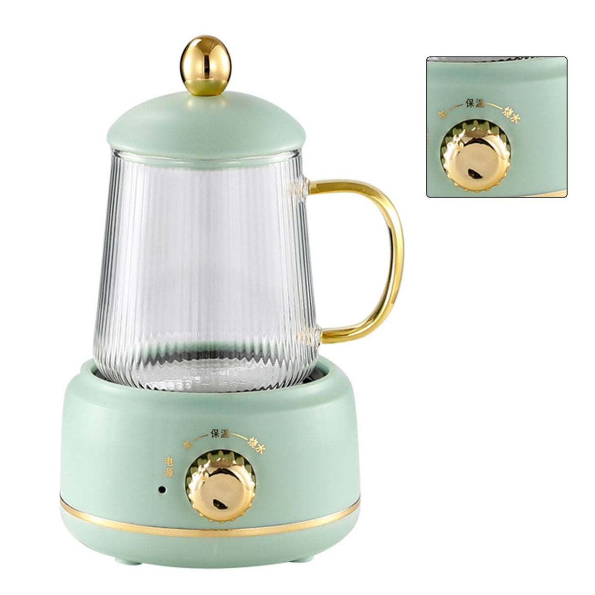 Portable Electric Kettle Stew Cup 450ML Health Cup Mini Slow Cooker Kettle Office Flower Teapot Split Tea Boiler AU Plug 220V Macaron 450ml