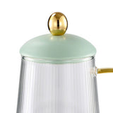 Portable Electric Kettle Stew Cup 450ML Health Cup Mini Slow Cooker Kettle Office Flower Teapot Split Tea Boiler AU Plug 220V Macaron 450ml - Close-Up Angle