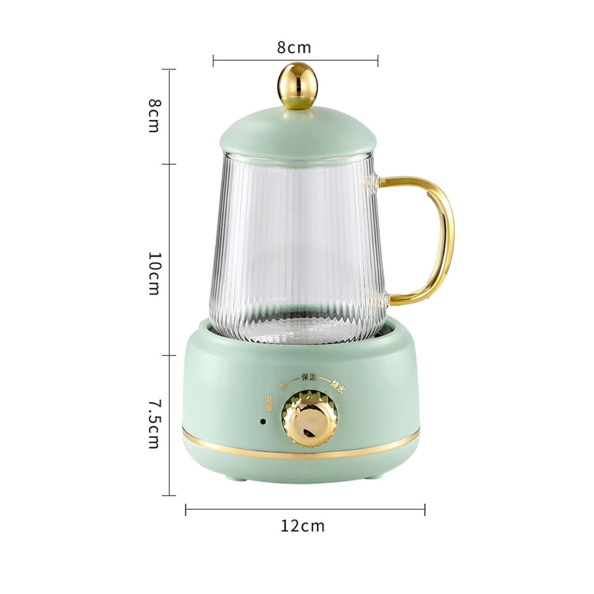 Portable Electric Kettle Stew Cup 450ML Health Cup Mini Slow Cooker Kettle Office Flower Teapot Split Tea Boiler AU Plug 220V Macaron 450ml