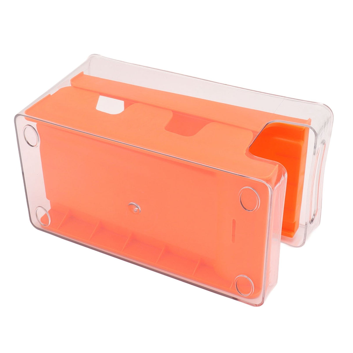 2 Tier Soda Can Rack Beverage Can Can Storage Holder Can Holder for Pantry Refrigerator Orange