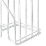 Chopping Board Storage Rack Multifunctional Pot Pan Lid Stand Holder Iron Good Ventilation Kitchen Countertop Organizer White Standard