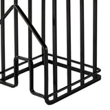 Chopping Board Storage Rack Multifunctional Pot Pan Lid Stand Holder Iron Good Ventilation Kitchen Countertop Organizer Black Standard