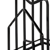 Chopping Board Storage Rack Multifunctional Pot Pan Lid Stand Holder Iron Good Ventilation Kitchen Countertop Organizer Black Standard