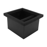 Coffee Ground Knock Box Chute Stainless Steel Built in Desktop Bottomless Knocking Slag Bucket for Home