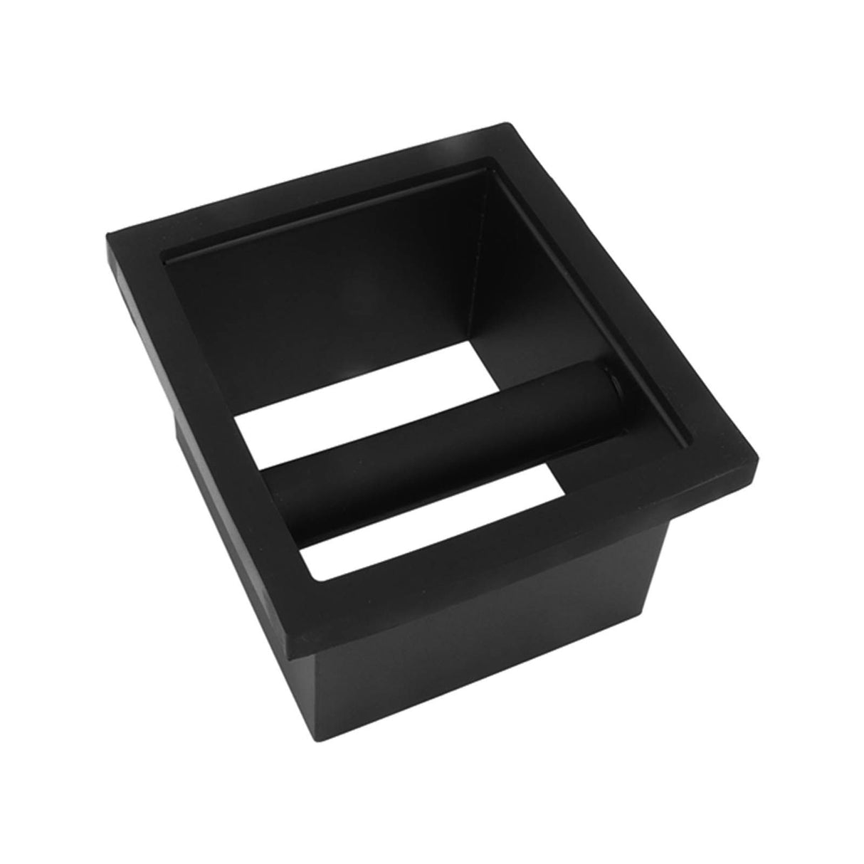 Coffee Ground Knock Box Chute Stainless Steel Built in Desktop Bottomless Knocking Slag Bucket for Home