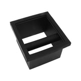 Coffee Ground Knock Box Chute Stainless Steel Built in Desktop Bottomless Knocking Slag Bucket for Home