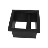 Coffee Ground Knock Box Chute Stainless Steel Built in Desktop Bottomless Knocking Slag Bucket for Home