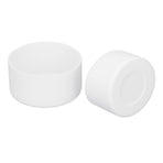 2Pcs Silicone Bumper Boot Protective Water Bottle Bottom Sleeve Cover for Space Thermal Cup White