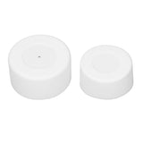 2Pcs Silicone Bumper Boot Protective Water Bottle Bottom Sleeve Cover for Space Thermal Cup White