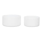 2Pcs Silicone Bumper Boot Protective Water Bottle Bottom Sleeve Cover for Space Thermal Cup White