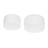 2Pcs Silicone Bumper Boot Protective Water Bottle Bottom Sleeve Cover for Space Thermal Cup White