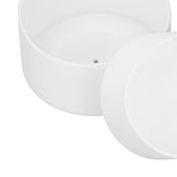 2Pcs Silicone Bumper Boot Protective Water Bottle Bottom Sleeve Cover for Space Thermal Cup White