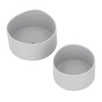 2Pcs Silicone Bumper Boot Protective Water Bottle Bottom Sleeve Cover for Space Thermal Cup Gray