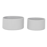 2Pcs Silicone Bumper Boot Protective Water Bottle Bottom Sleeve Cover for Space Thermal Cup Gray - Side View