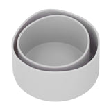 2Pcs Silicone Bumper Boot Protective Water Bottle Bottom Sleeve Cover for Space Thermal Cup Gray