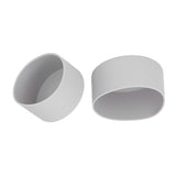 2Pcs Silicone Bumper Boot Protective Water Bottle Bottom Sleeve Cover for Space Thermal Cup Gray