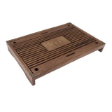 Water Storage Tea Tray with Drainage Tool Hose Non Fading Water Drainage Tea Serving Tray for Home Type B