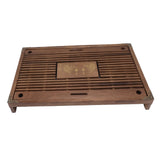 Water Storage Tea Tray with Drainage Tool Hose Non Fading Water Drainage Tea Serving Tray for Home Type B