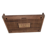 Water Storage Tea Tray with Drainage Tool Hose Non Fading Water Drainage Tea Serving Tray for Home Type B
