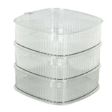 Transparent Dish Dust Cover Dustproof Multi Layer Dish Cover Multifunctional Food Cover 3 Layer