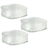 Transparent Dish Dust Cover Dustproof Multi Layer Dish Cover Multifunctional Food Cover 3 Layer - Low Angle